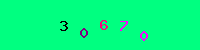 Blue Captcha Image