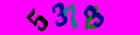 Blue Captcha Image