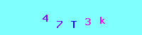 Blue Captcha Image