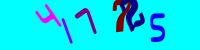 Blue Captcha Image