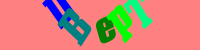 Blue Captcha Image