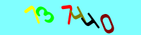 Blue Captcha Image