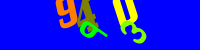 Blue Captcha Image