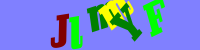 Blue Captcha Image