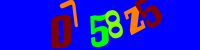 Blue Captcha Image