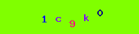 Blue Captcha Image