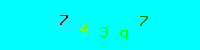 Blue Captcha Image