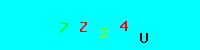 Blue Captcha Image