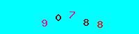 Blue Captcha Image
