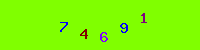 Blue Captcha Image