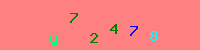 Blue Captcha Image