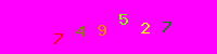 Blue Captcha Image
