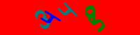 Blue Captcha Image
