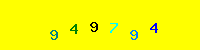 Blue Captcha Image