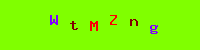 Blue Captcha Image