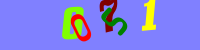 Blue Captcha Image