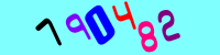Blue Captcha Image