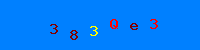 Blue Captcha Image