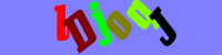 Blue Captcha Image