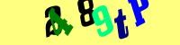 Blue Captcha Image