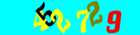 Blue Captcha Image