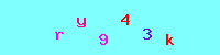 Blue Captcha Image