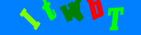 Blue Captcha Image