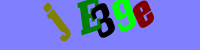 Blue Captcha Image