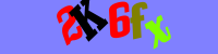 Blue Captcha Image