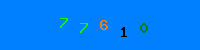 Blue Captcha Image