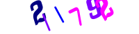 Blue Captcha Image