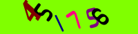 Blue Captcha Image