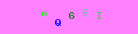 Blue Captcha Image