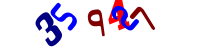 Blue Captcha Image