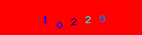 Blue Captcha Image