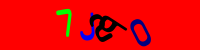 Blue Captcha Image