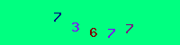 Blue Captcha Image