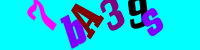 Blue Captcha Image