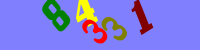Blue Captcha Image