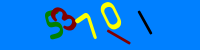 Blue Captcha Image
