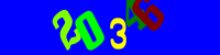 Blue Captcha Image