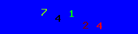 Blue Captcha Image