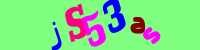 Blue Captcha Image
