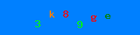 Blue Captcha Image