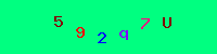 Blue Captcha Image