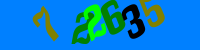 Blue Captcha Image