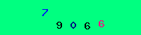 Blue Captcha Image