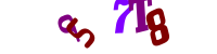 Blue Captcha Image
