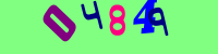Blue Captcha Image