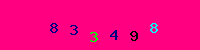 Blue Captcha Image
